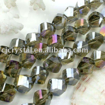 Machine Cut Crystal Loose Beads